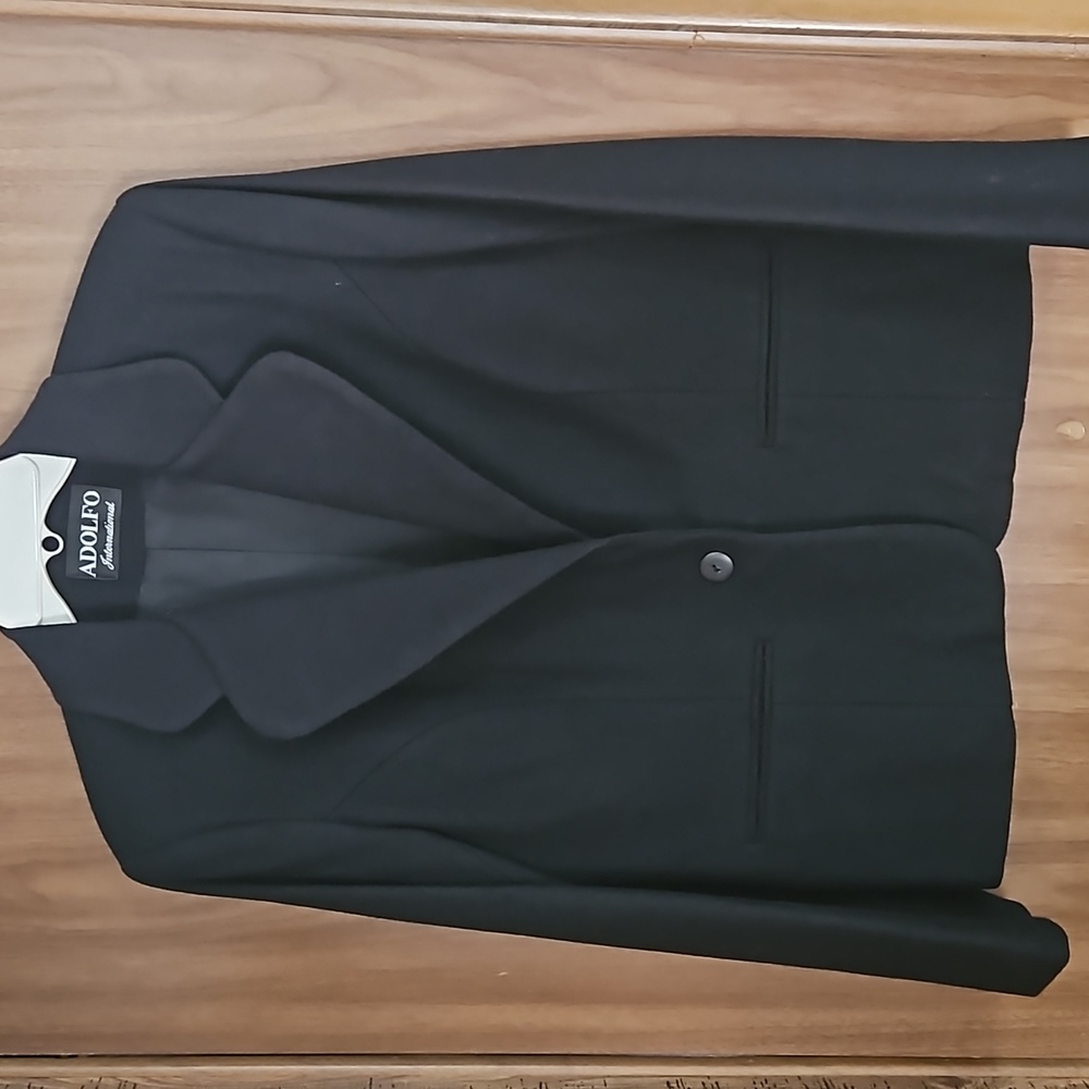 Adolfo International Women's Wool Blazer